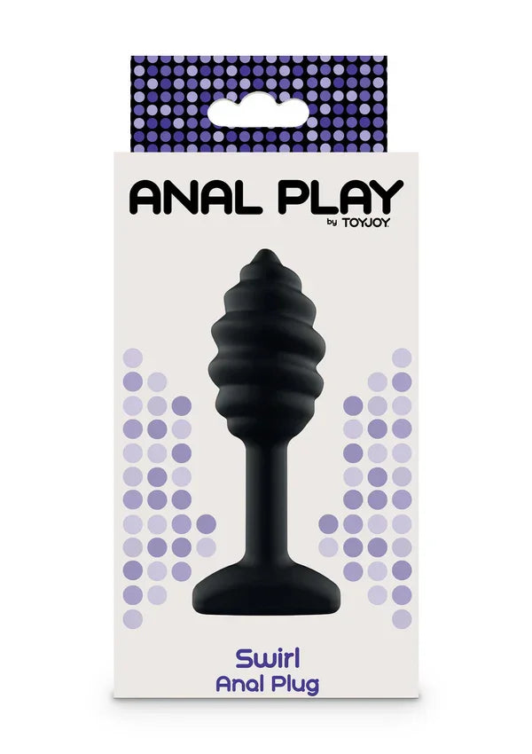 Anal Play Swirl Anal Plug by ToyJoy - Happytoys Sexshop: online sex shop for Feeling Happy & Easy 😊 - Discreet geleverd