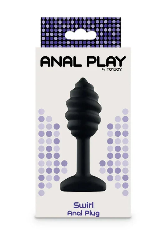 Anal Play Swirl Anal Plug by ToyJoy - Happytoys Sexshop: online sex shop for Feeling Happy & Easy 😊 - Discreet geleverd