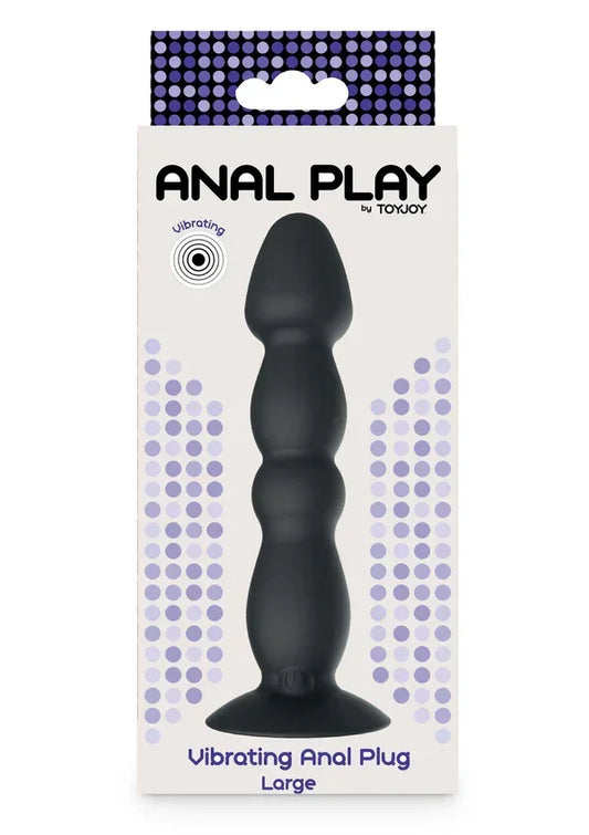 Anal Play Vibrating Anal Plug Large by ToyJoy - Happytoys Sexshop: online sex shop for Feeling Happy & Easy 😊 - Discreet geleverd