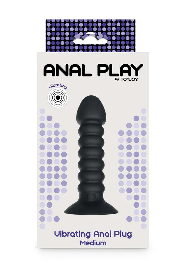 Anal Play Vibrating Anal Plug Medium by ToyJoy - Happytoys Sexshop: online sex shop for Feeling Happy & Easy 😊 - Discreet geleverd