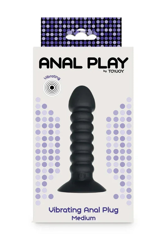 Anal Play Vibrating Anal Plug Medium by ToyJoy - Happytoys Sexshop: online sex shop for Feeling Happy & Easy 😊 - Discreet geleverd