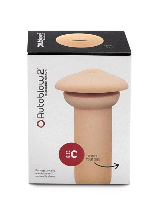 2+ Mouth Sleeve C by Autoblow - Happytoys Sexshop: Toys for Feeling Happy & Easy π - Discreet geleverd