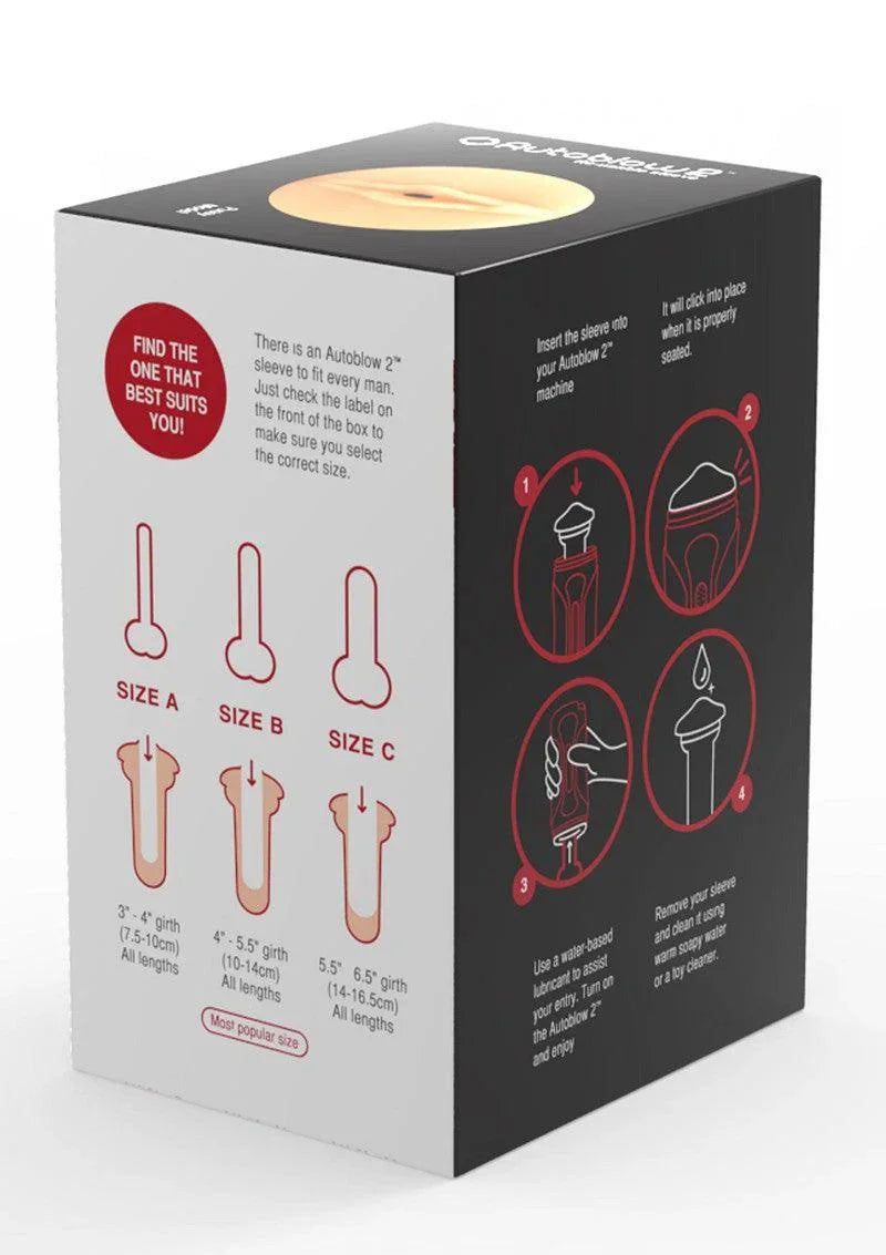 2+ Vagina Sleeve B by Autoblow - Happytoys Sexshop: online sex shop for Feeling Happy & Easy π - Discreet geleverd