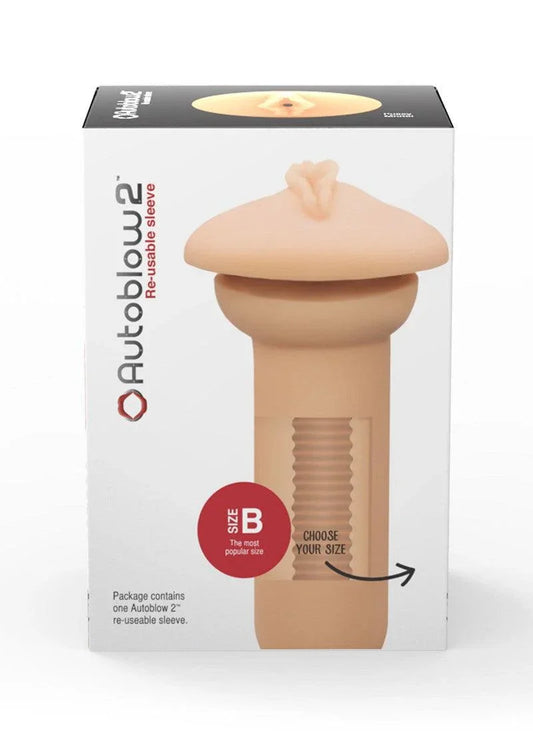 2+ Vagina Sleeve B by Autoblow - Happytoys Sexshop: Toys for Feeling Happy & Easy π - Discreet geleverd