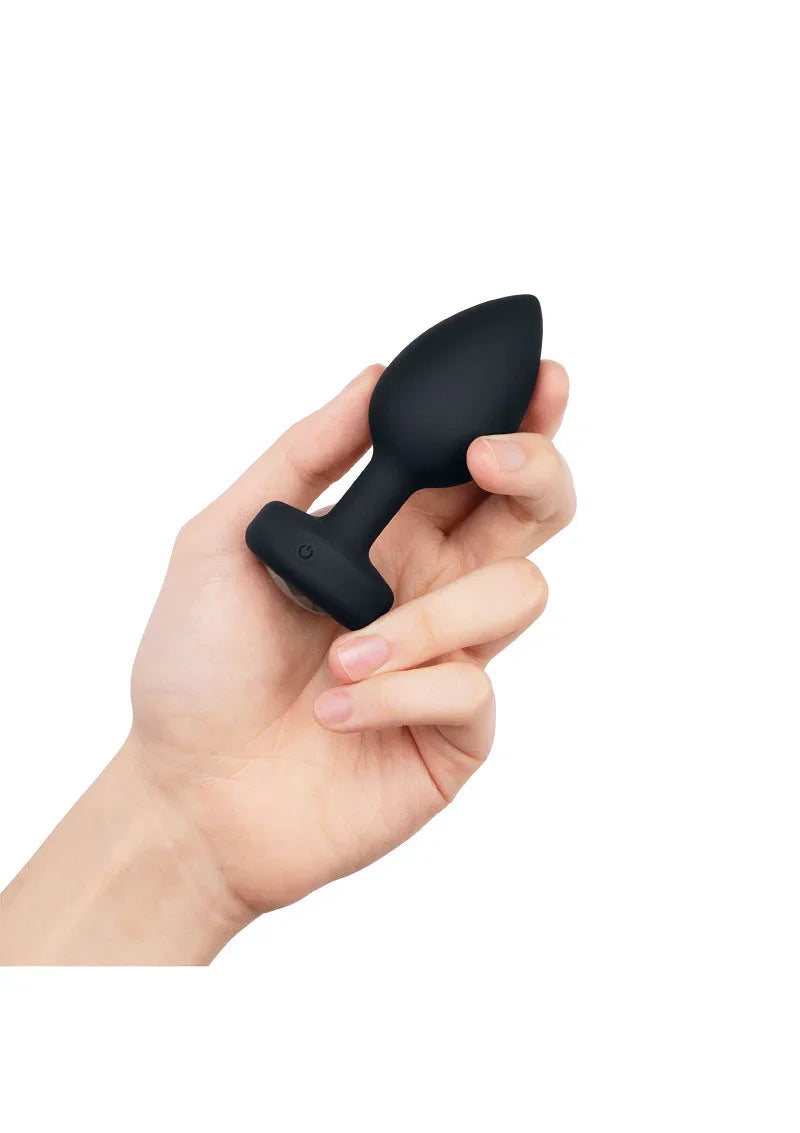 ♀ ♂ B-Vibe Vibrating Jewel Plug M/L - Happytoys Sexshop: Toys for Feeling Happy & Easy 😊 - Discreet geleverd