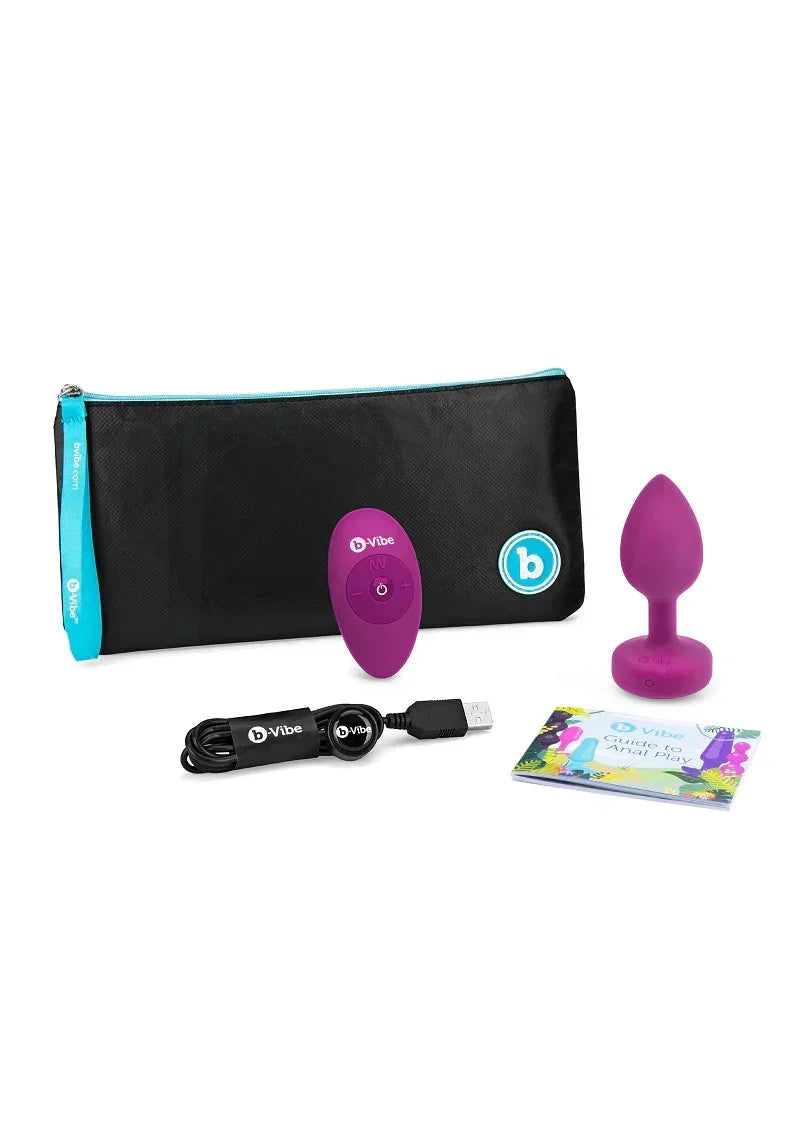 Bestel: Vibrating Jewel Plug S/M by B - Vibe - bij Happytoys.nl, happytoys.be, Happytoys.ae: erotische sex webshop | liever Happy dan Easy ⭐⭐⭐⭐⭐