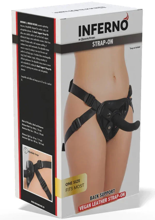 Back Support Strap-On by Hidden Desire - Happytoys Sexshop: online sex shop for Feeling Happy & Easy 😊 - Discreet geleverd