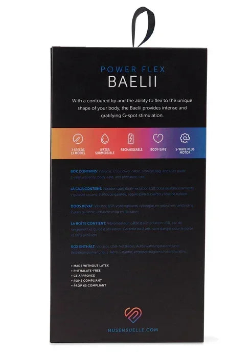 Baelii Power Flex Vibrator @ Nu Sensuelle - Happytoys Sexshop: online sex shop for Feeling Happy & Easy 😊 - Discreet geleverd