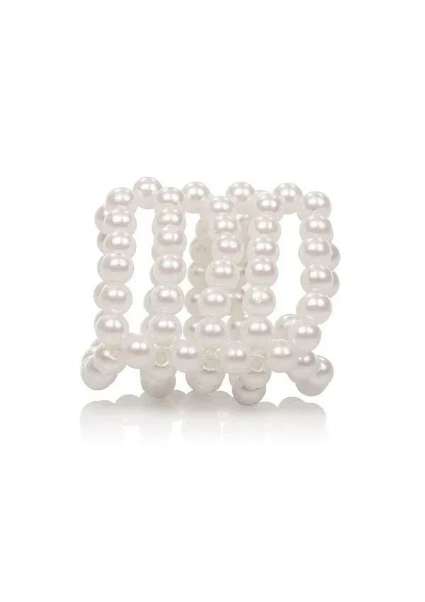 Basic Essentials Pearl Stroker Beads 1.5'/3.75 cm by CalExotics - Happytoys Sexshop: online sex shop for Feeling Happy & Easy đ - Discreet geleverd