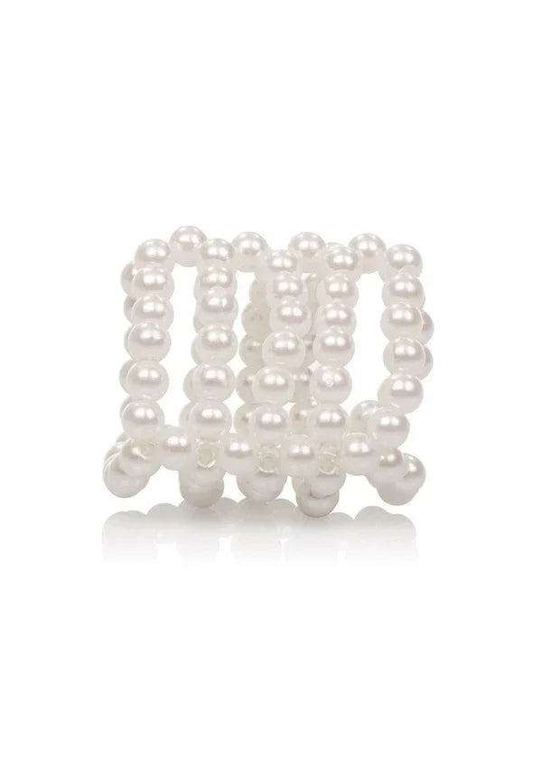 Basic Essentials Pearl Stroker Beads 1.5'/3.75 cm by CalExotics - Happytoys Sexshop: Toys for Feeling Happy & Easy 😊 - Discreet geleverd