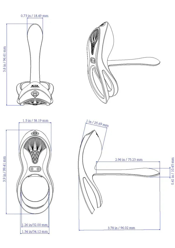 Bestel: Bayek - Cockring Vibrator with remote control by Zalo - bij Happytoys.nl, happytoys.be, Happytoys.ae: erotische sex webshop | liever Happy dan Easy ⭐⭐⭐⭐⭐