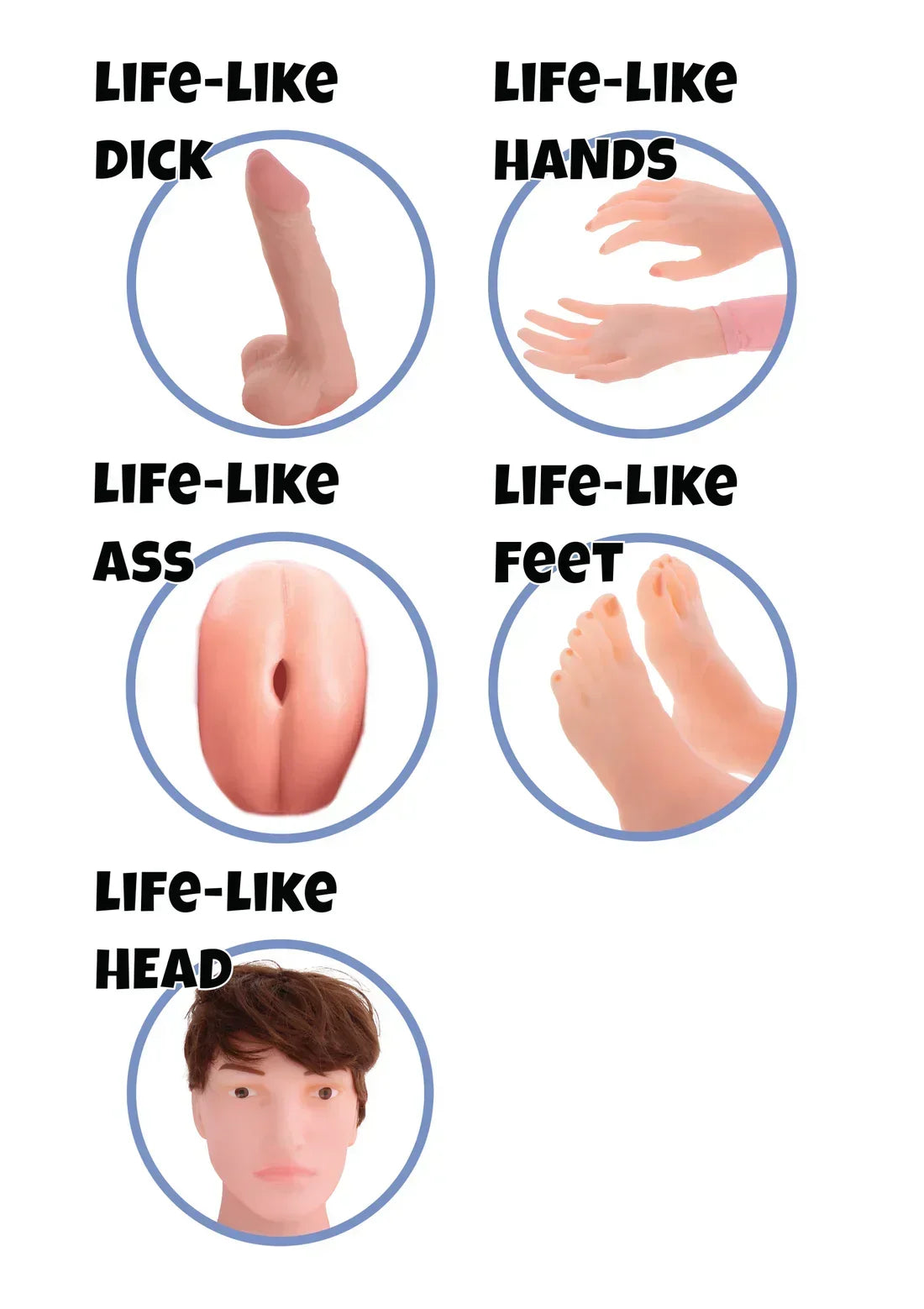 Bestel: Big Boner Billie Inflatable Doll by Hidden Desire - bij Happytoys.nl, happytoys.be, Happytoys.ae: erotische sex webshop | liever Happy dan Easy ⭐⭐⭐⭐⭐