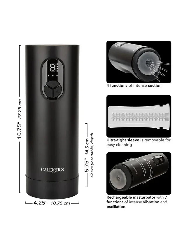 Bestel: Bionic Vibro Stroker by CalExotics - bij Happytoys.nl, happytoys.be, Happytoys.ae: erotische sex webshop | liever Happy dan Easy ⭐⭐⭐⭐⭐