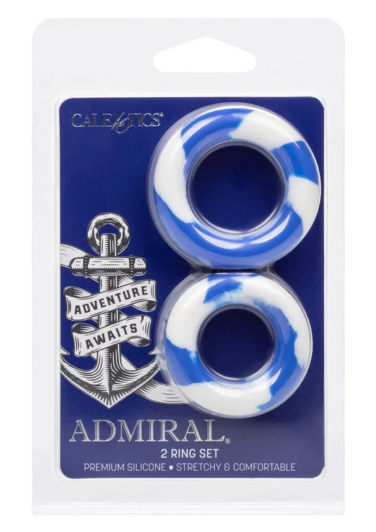 Admiral 2 Ring Set by CalExotics - Happytoys Sexshop: online sex shop for Feeling Happy & Easy 😊 - Discreet geleverd