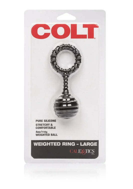 COLT Weighted Ring Large Cockring by CalExotics - Happytoys Sexshop: online sex shop for Feeling Happy & Easy 😊 - Discreet geleverd