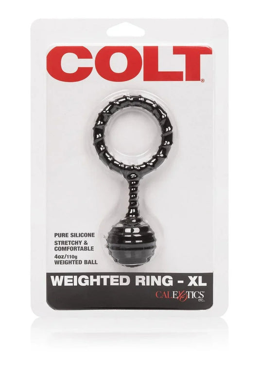 COLT Weighted Ring XL Cockring by CalExotics - Happytoys Sexshop: online sex shop for Feeling Happy & Easy đ - Discreet geleverd