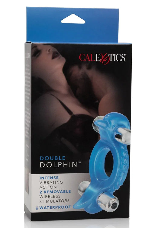 Double Dolphin by CalExotics - Happytoys Sexshop: Toys for Feeling Happy & Easy 😊 - Discreet geleverd