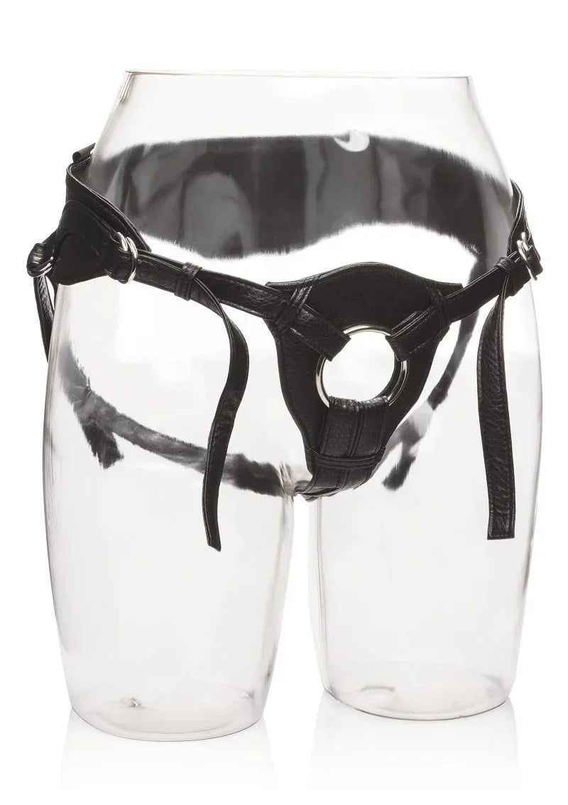 COMBI DEAL: Strap-on Harnas met vibrator by Calexotics - Happytoys Sexshop: Toys for Feeling Happy & Easy 😊 - Discreet geleverd