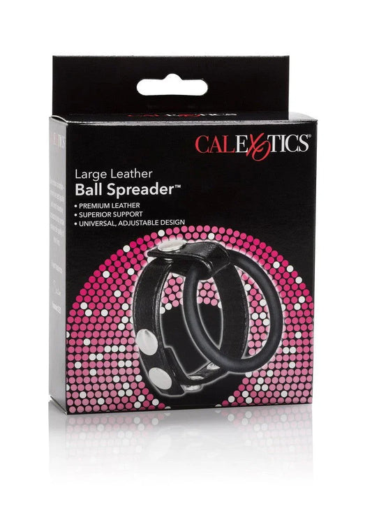 CalExotics Large Leather Ball Spreader - Happytoys Sexshop: Toys for Feeling Happy & Easy š - Discreet geleverd