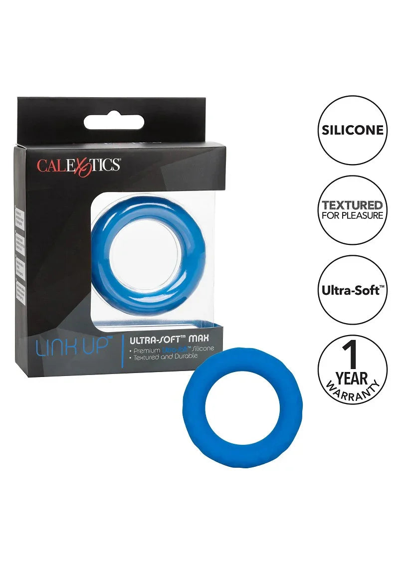 ♂ CalExotics Link Up Ultra-Soft Max Cockring - Happytoys Sexshop: Toys for Feeling Happy & Easy 😊 - Discreet geleverd