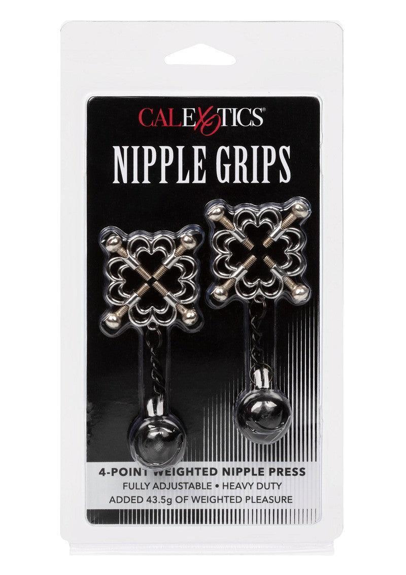Bestel: 4 - Point Weighted Nipple Press by CalExotics - bij Happytoys.nl, happytoys.be, Happytoys.ae: erotische sex webshop | liever Happy dan Easy ⭐⭐⭐⭐⭐