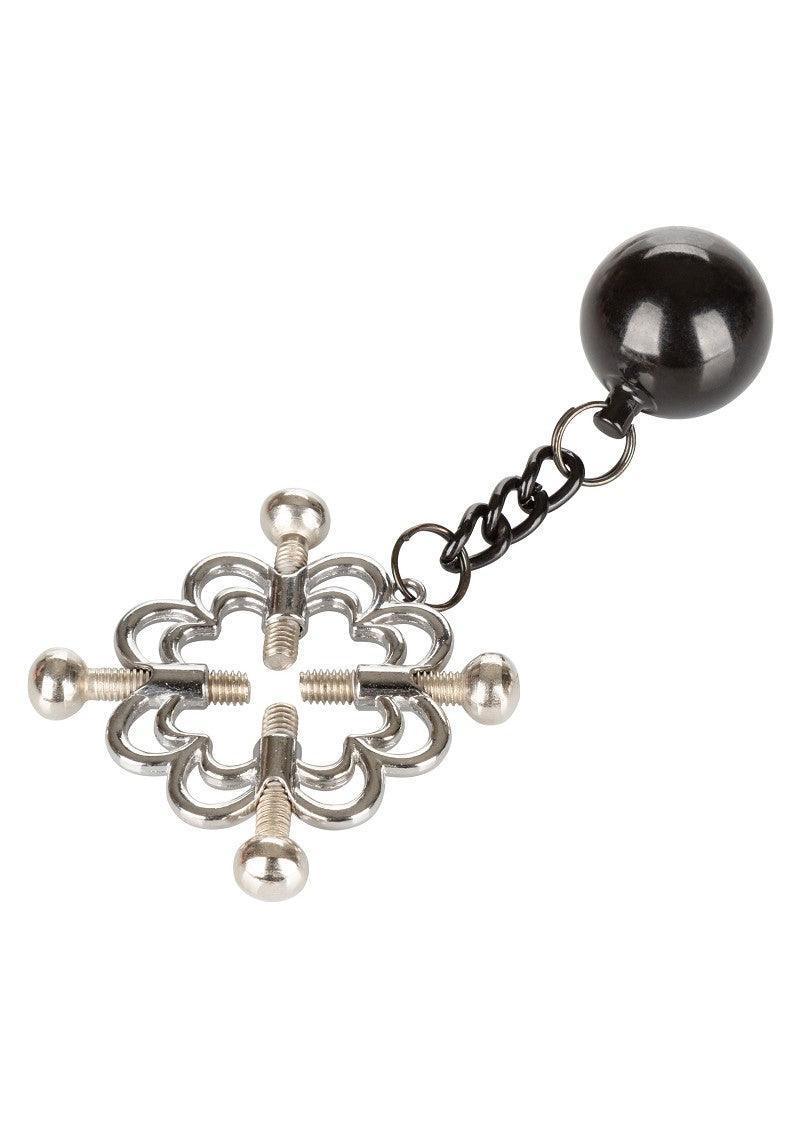 Bestel: 4 - Point Weighted Nipple Press by CalExotics - bij Happytoys.nl, happytoys.be, Happytoys.ae: erotische sex webshop | liever Happy dan Easy ⭐⭐⭐⭐⭐