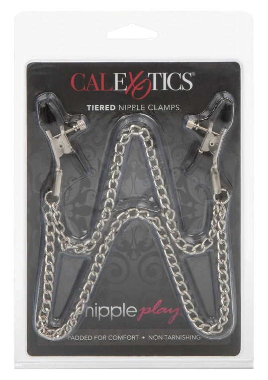 Nipple Play Tiered Tepelklemmen by CalExotics - Happytoys Sexshop: online sex shop for Feeling Happy & Easy 😊 - Discreet geleverd