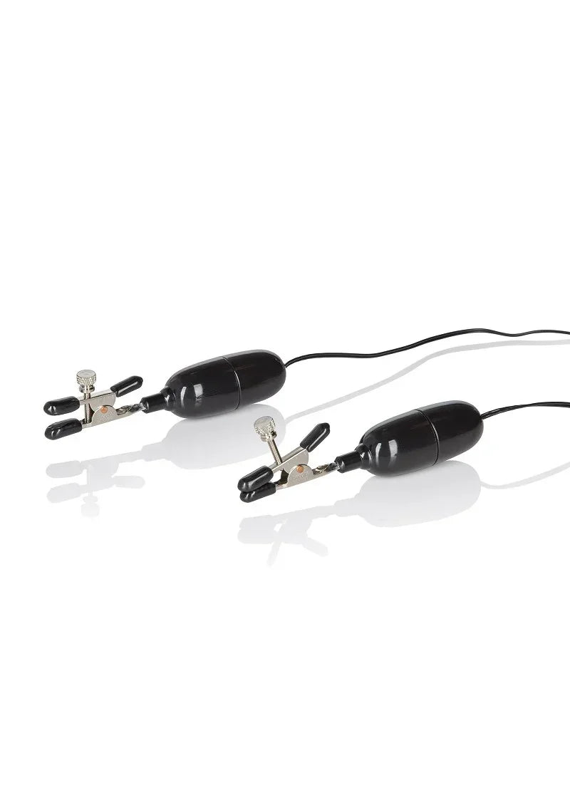 Bestel: Nipple Play twee vibrerende tepelklemmen by CalExotics - bij Happytoys.nl, happytoys.be, Happytoys.ae: erotische sex webshop | liever Happy dan Easy ⭐⭐⭐⭐⭐