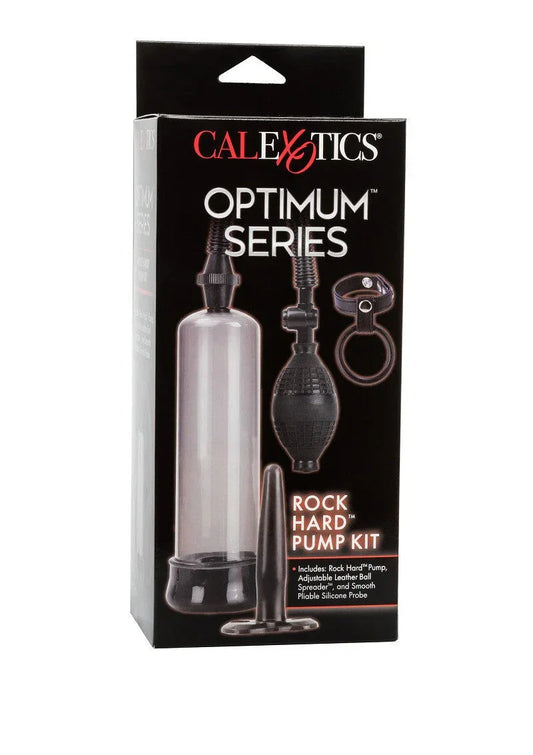 Optimum Series Rock Hard Pump Kit Penis Pomp by CalExotics - Happytoys Sexshop: Toys for Feeling Happy & Easy 😊 - Discreet geleverd