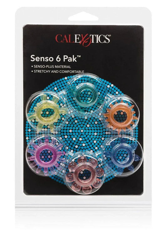 CalExotics Senso 6 Pak - Happytoys Sexshop: online sex shop for Feeling Happy & Easy 😊 - Discreet geleverd