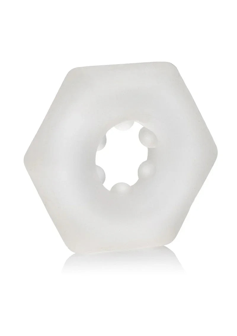 CalExotics Sexagon Enhancer - Happytoys Sexshop: online sex shop for Feeling Happy & Easy 😊 - Discreet geleverd