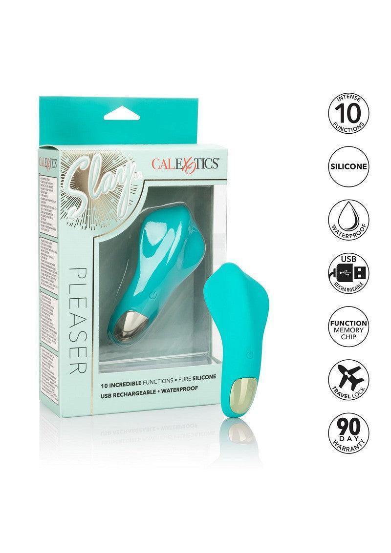 Bestel: Slay Pleaser vibrator by CalExotics - bij Happytoys.nl, happytoys.be, Happytoys.ae: erotische sex webshop | liever Happy dan Easy ⭐⭐⭐⭐⭐