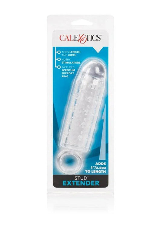 ♂ CalExotics Stud Extender Penis Sleeve - Happytoys Sexshop: online sex shop for Feeling Happy & Easy 😊 - Discreet geleverd