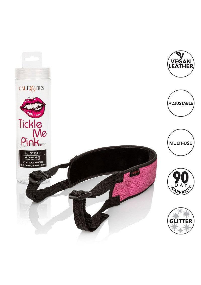 ♂ ♀ CalExotics Tickle Me Pink Tickle Me Pink BJ Strap Oraal Sexhulp - Happytoys Sexshop: Toys for Feeling Happy & Easy 😊 - Discreet geleverd