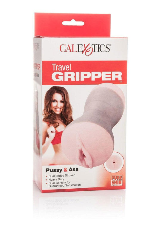 ♂ CalExotics Travel Gripper Pussy & Ass stroker - Happytoys Sexshop: Toys for Feeling Happy & Easy 😊 - Discreet geleverd