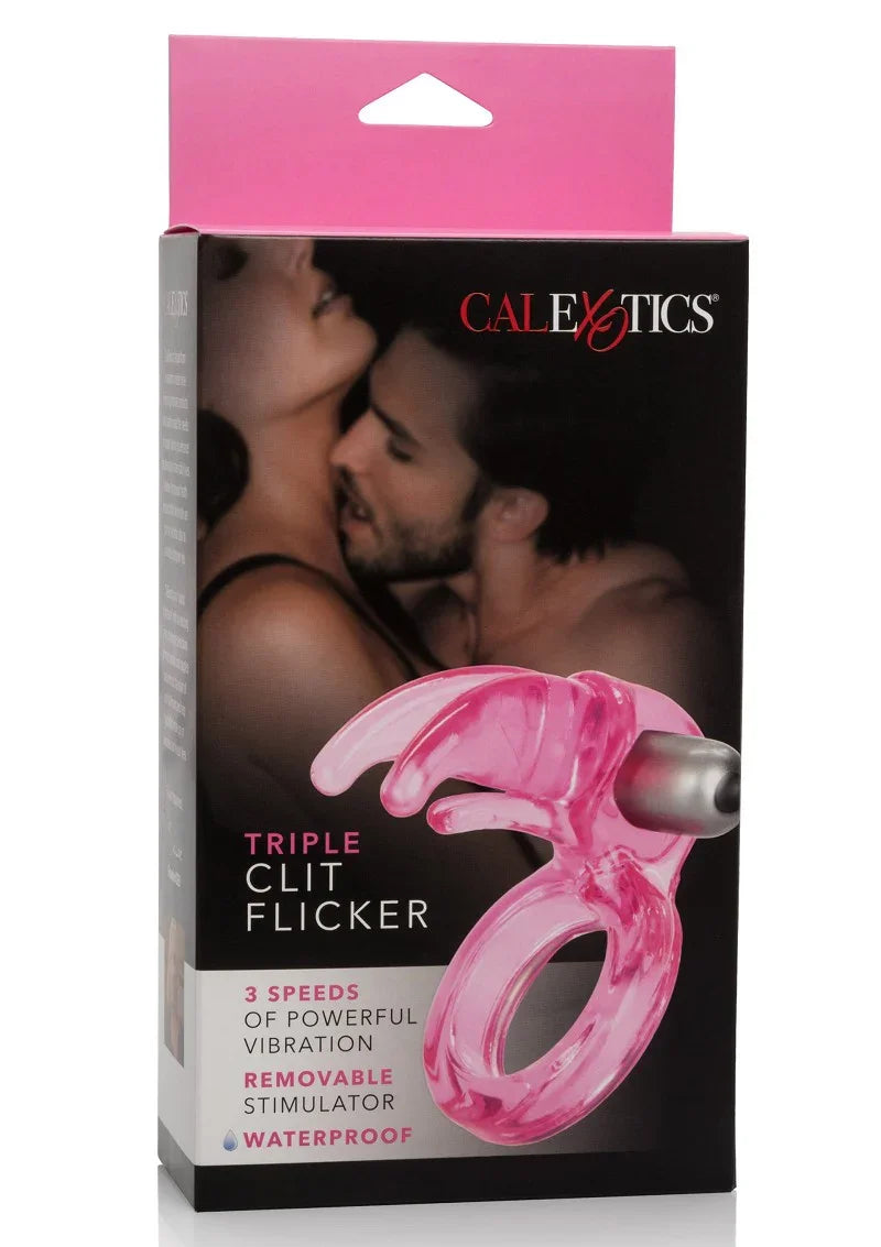 ♂ ♀ CalExotics Triple Clit Flicker - Happytoys Sexshop: Toys for Feeling Happy & Easy 😊 - Discreet geleverd