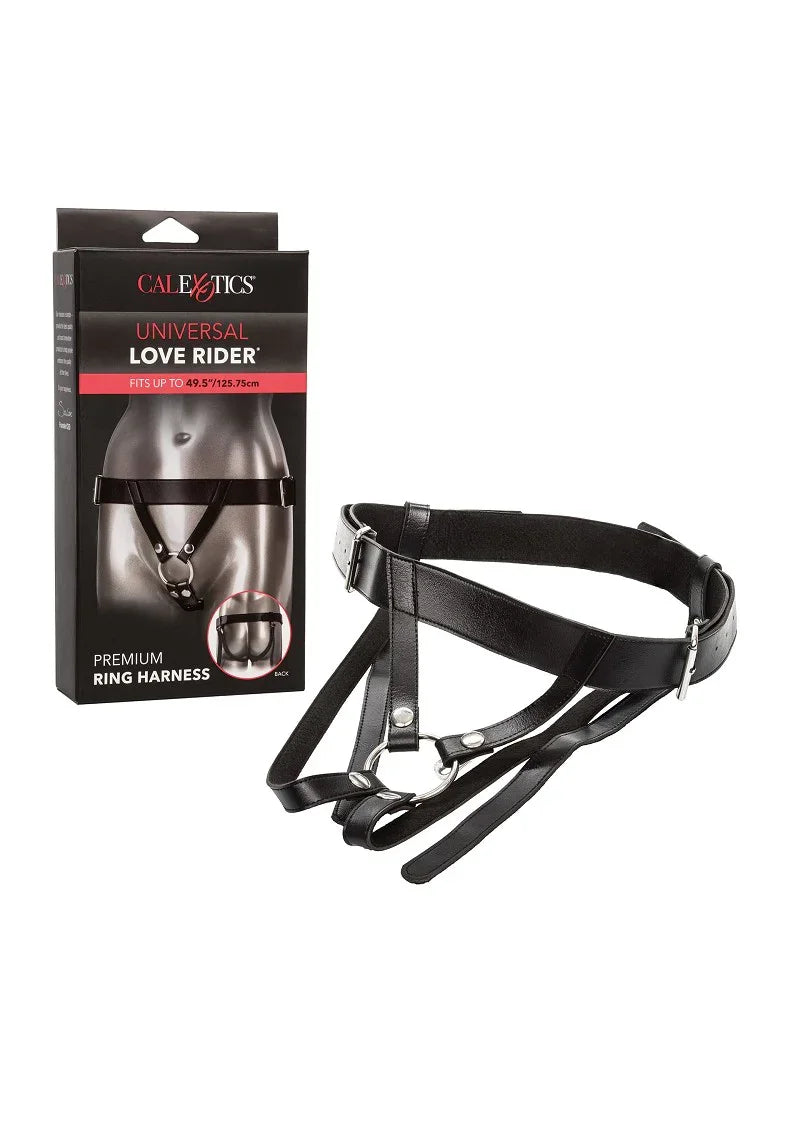 CalExotics Universal Love Rider Premium Ring Harness - Happytoys Sexshop: Toys for Feeling Happy & Easy π - Discreet geleverd