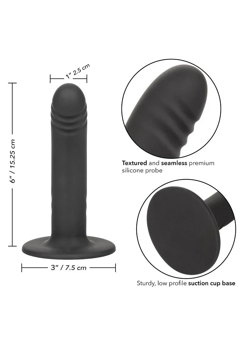 Bestel: Boundless 6”/15.25 cm Ridged Anaal probe by CalExotics - bij Happytoys.nl, happytoys.be, Happytoys.ae: erotische sex webshop | liever Happy dan Easy ⭐⭐⭐⭐⭐