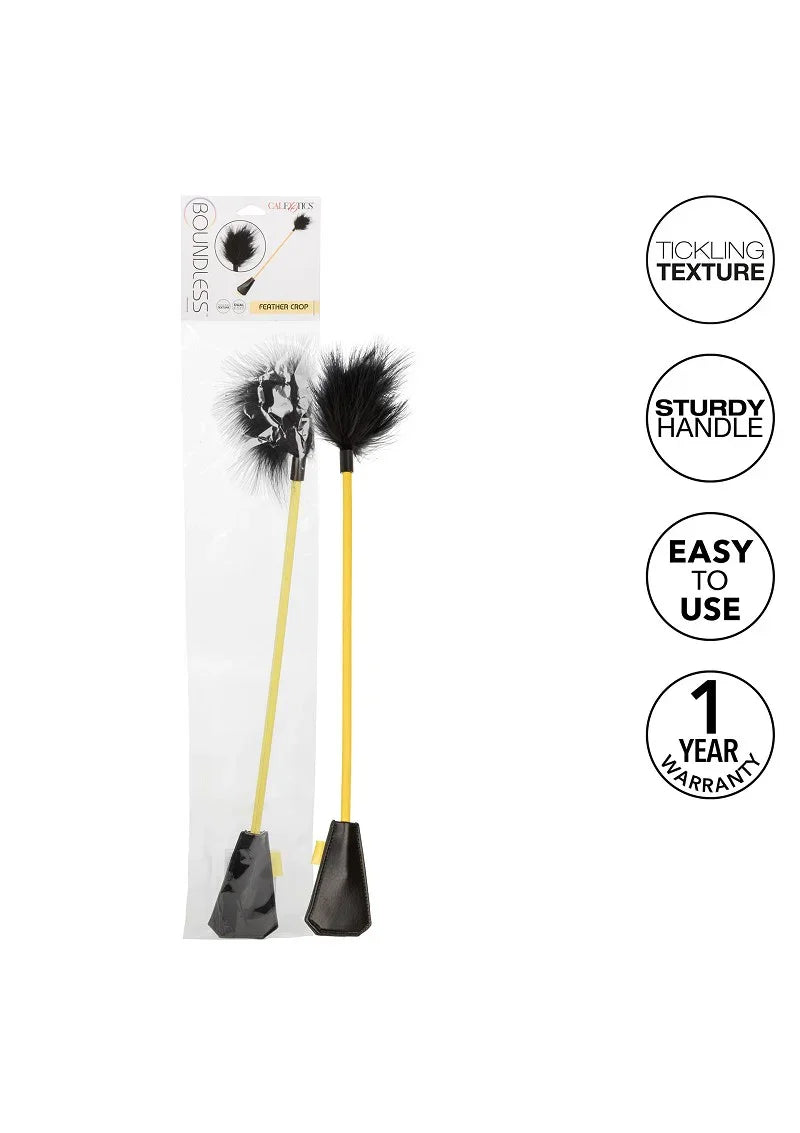 β β CalExotics Boundless Feather Crop - Happytoys Sexshop: Toys for Feeling Happy & Easy π - Discreet geleverd