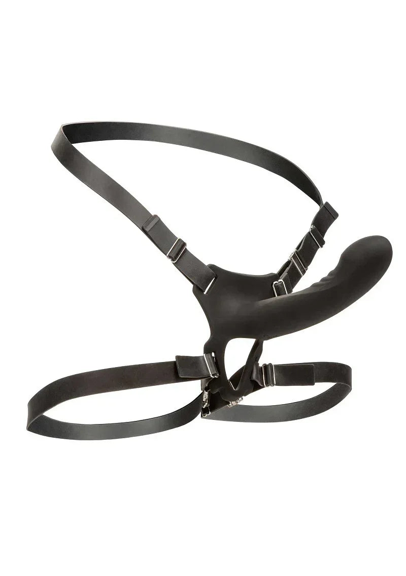 Bestel: Boundless Rechargeable Multi - Purpose Harness by CalExotics - bij Happytoys.nl, happytoys.be, Happytoys.ae: erotische sex webshop | liever Happy dan Easy ⭐⭐⭐⭐⭐