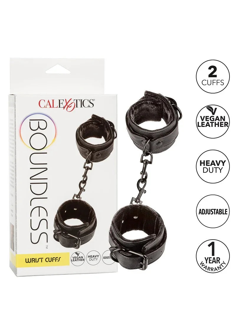 Boundless Wrist Cuffs by CalExotics - Happytoys Sexshop: online sex shop for Feeling Happy & Easy 😊 - Discreet geleverd