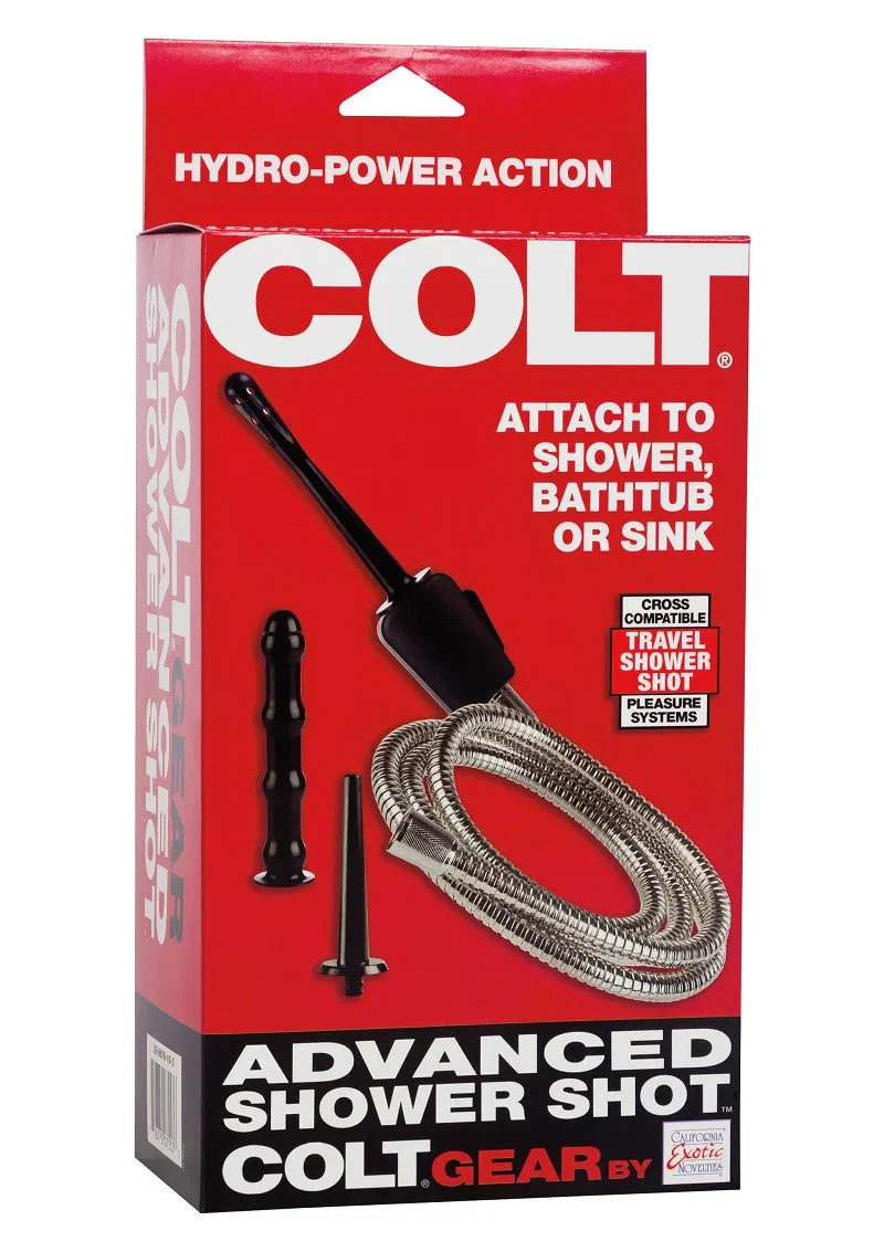 COLT Advanced Shower Shot Anal Douche by CalExotics - Happytoys Sexshop: online sex shop for Feeling Happy & Easy 😊 - Discreet geleverd