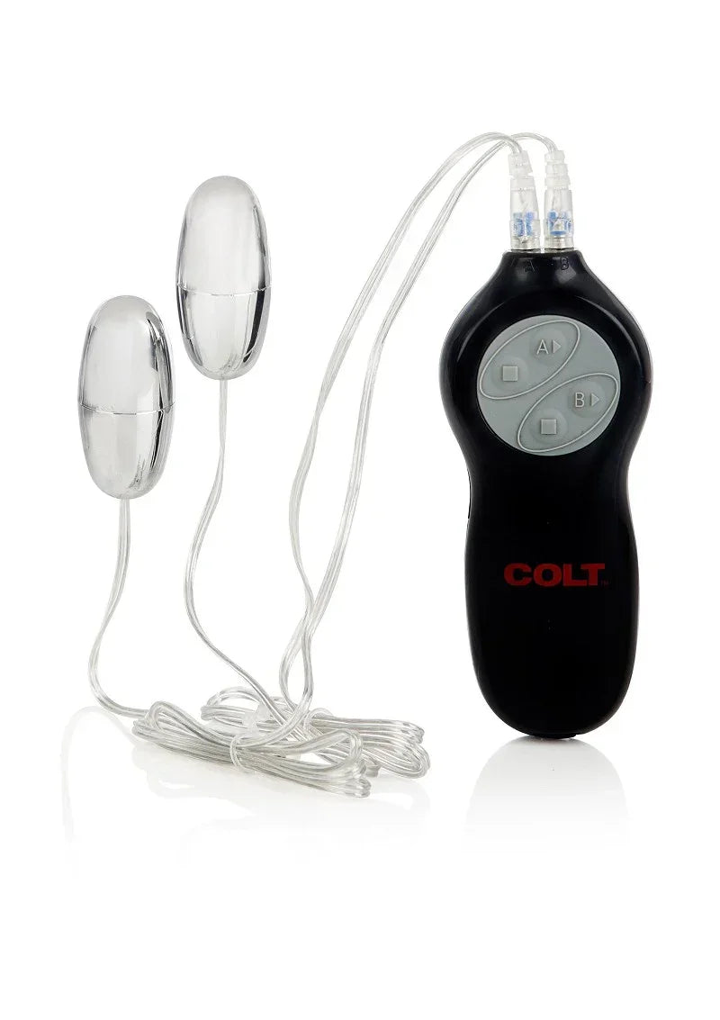Bestel: COLT Twin Turbo Bullets Double Vibrator by CalExotics - bij Happytoys.nl, happytoys.be, Happytoys.ae: erotische sex webshop | liever Happy dan Easy ⭐⭐⭐⭐⭐
