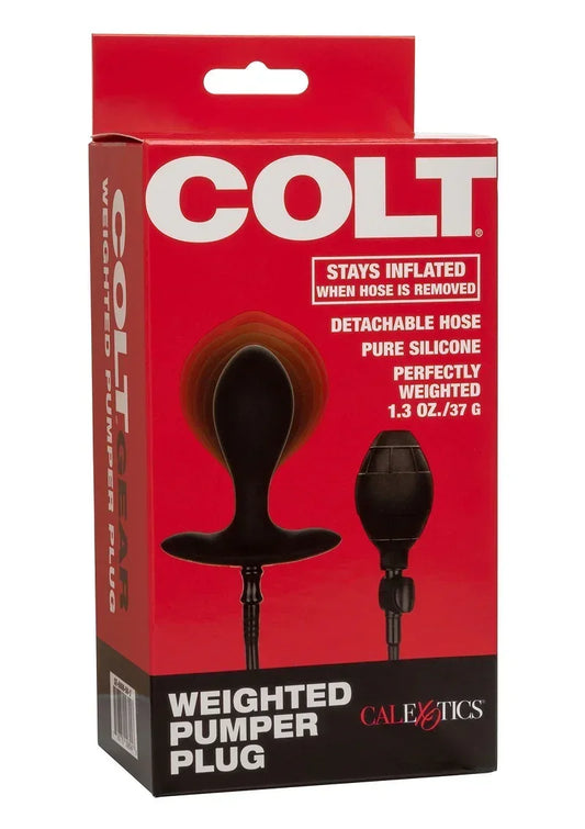 COLT Weighted Pumper Plug by CalExotics - Happytoys Sexshop: online sex shop for Feeling Happy & Easy π - Discreet geleverd