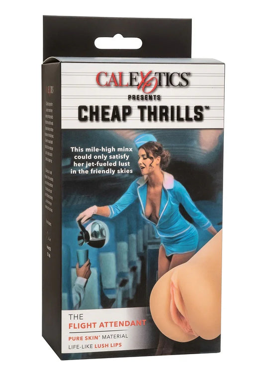Cheap Thrills The Flight Attendant Stroker by CalExotics - Happytoys Sexshop: Toys for Feeling Happy & Easy 😊 - Discreet geleverd