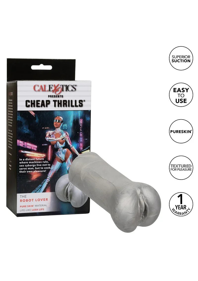 Bestel: Cheap Thrills The Robot Lover Masturbator by CalExotics - bij Happytoys.nl, happytoys.be, Happytoys.ae: erotische sex webshop | liever Happy dan Easy ⭐⭐⭐⭐⭐