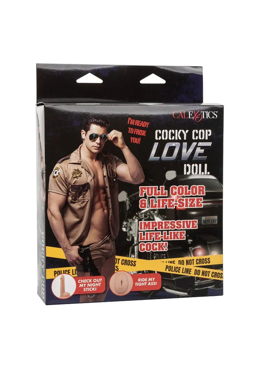 Cocky Cop Love Doll Masturbator & Dildo by CalExotics - Happytoys Sexshop: online sex shop for Feeling Happy & Easy 😊 - Discreet geleverd