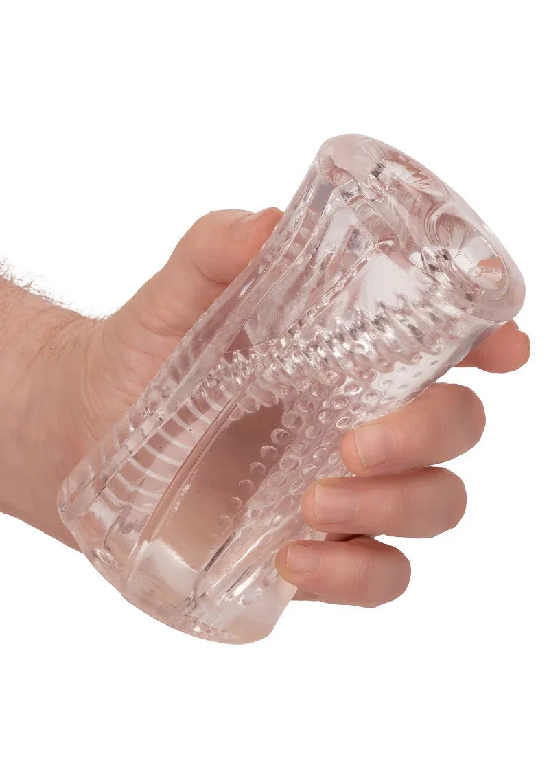 Cyclone Dual Ribbed Stroker Masturbator by CalExotics - Happytoys Sexshop: online sex shop for Feeling Happy & Easy π - Discreet geleverd