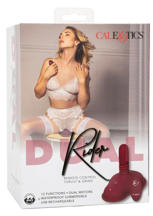 Dual Rider Remote Control Thrust & Grind by CalExotics - Happytoys Sexshop: online sex shop for Feeling Happy & Easy 😊 - Discreet geleverd