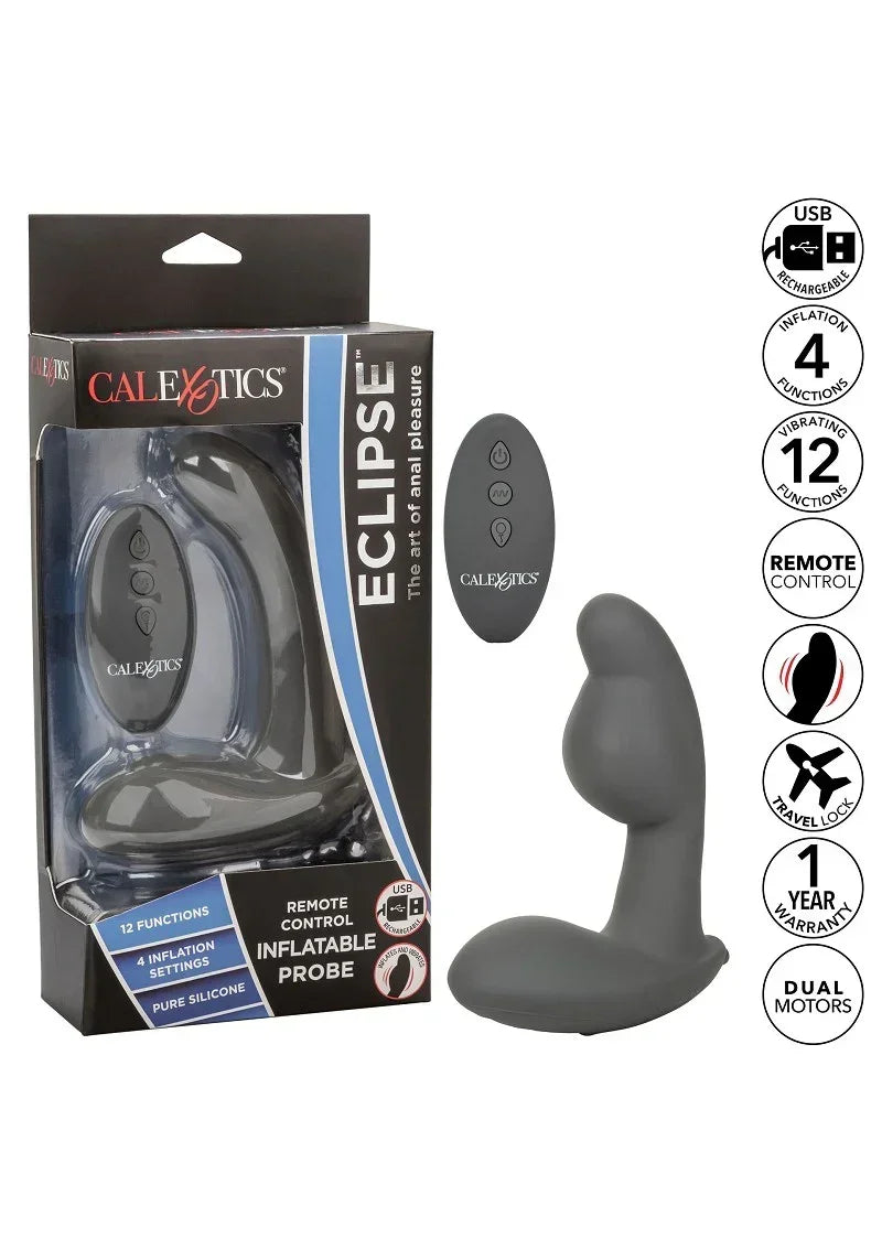 Eclipse Eclipse Rem Inflatable Probe Anal Vibrator @ CalExotics - Happytoys Sexshop: online sex shop for Feeling Happy & Easy 😊 - Discreet geleverd